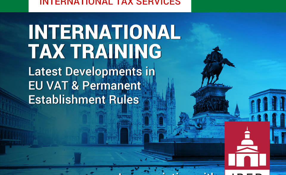 21 tax professionals gather in Milan for International Tax Training