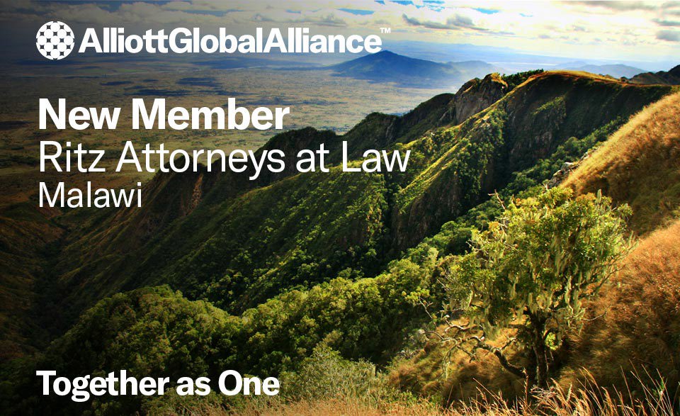 Ritz Attorneys appointed Alliott Global Alliance’s law firm member in Malawi