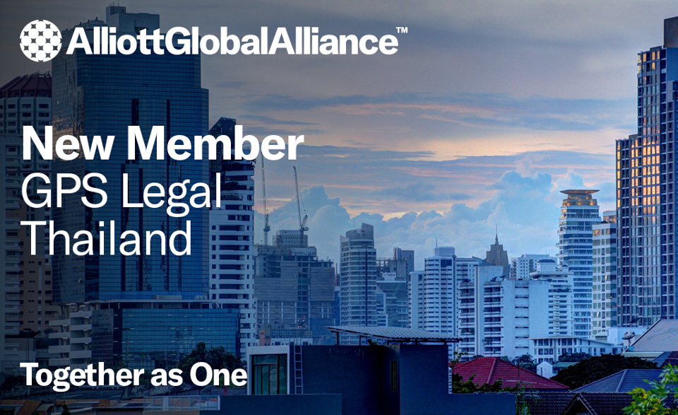 GPS Legal appointed as Alliott Global Alliance’s law firm member in Thailand