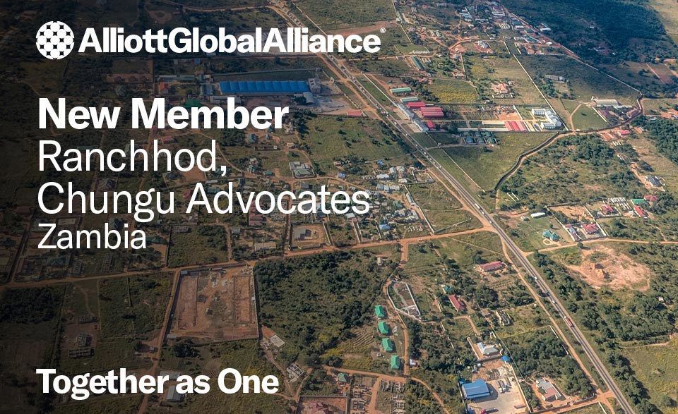 Zambian law firm Ranchhod, Chungu Advocates joins Alliott Global Alliance