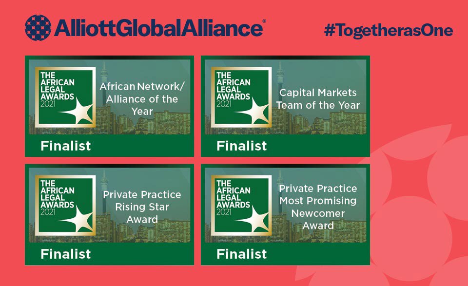 AGA and member firms are finalists in The African Legal Awards 2021 