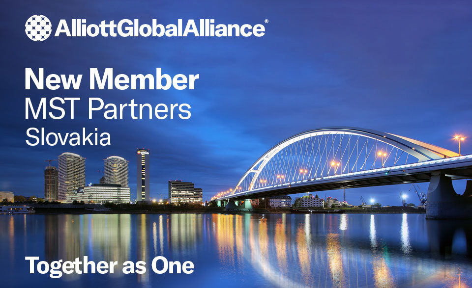 Law firm MST Partners joins Alliott Global Alliance in Slovak Republic