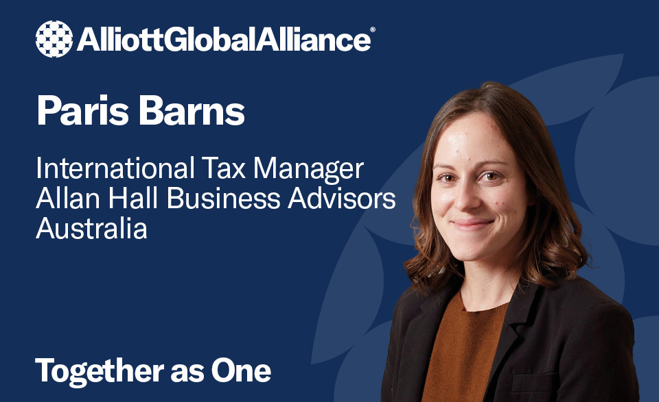 Q&A with Paris Barns - International Tax Manager at Allan Hall Business Advisors
