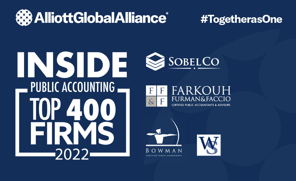 AGA’S US member firms ranked in Inside Public Accounting’s Top 400 list  