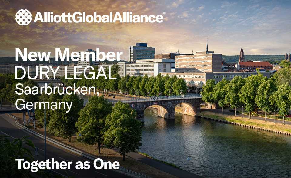 German Law Firm DURY LEGAL joins Alliott Global Alliance in Saarbrücken