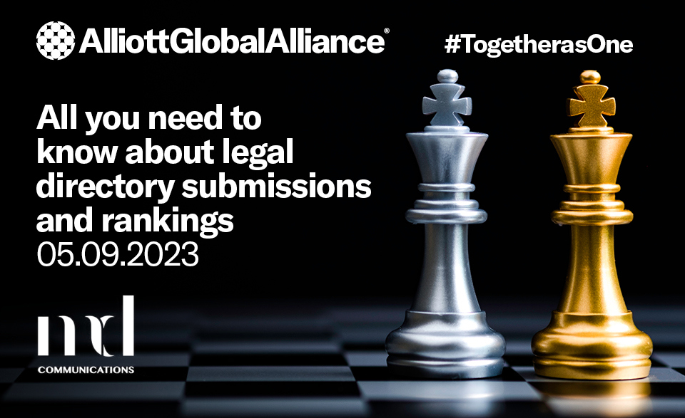 Members are invited to join legal directory professionals MD Communications for this online session