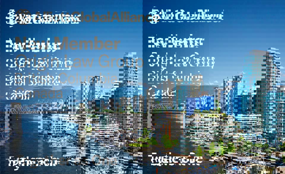 Origin Law Group joins Alliott Global Alliance in the Metro Vancouver region