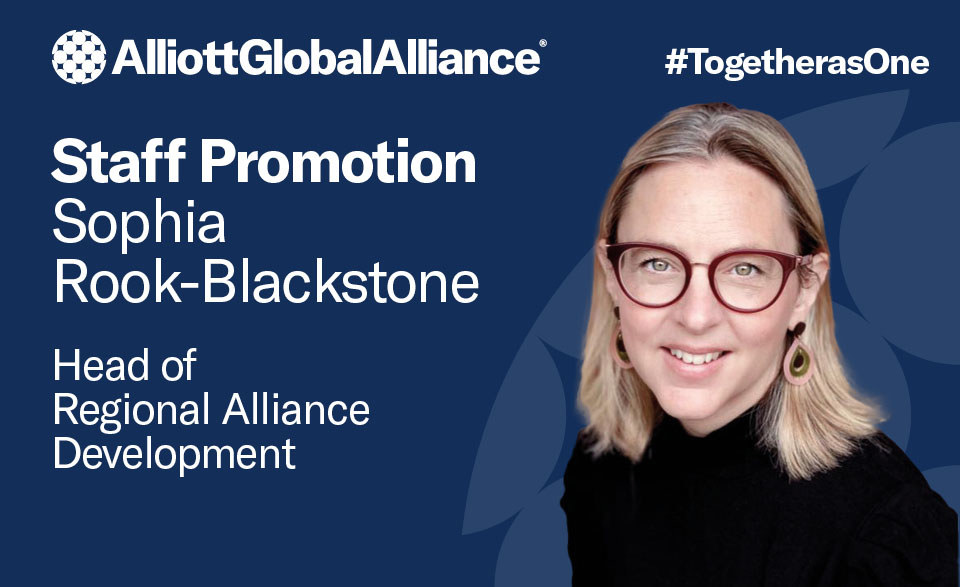 Sophia Rook-Blackstone promoted to Head of Regional Alliance Development