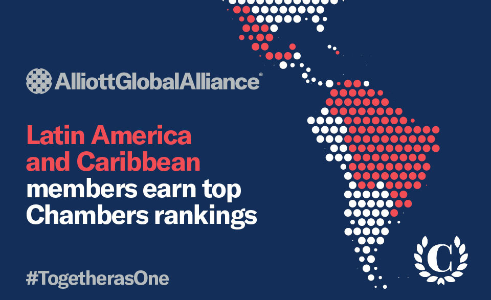  Latin America & Caribbean members earn top Chambers rankings