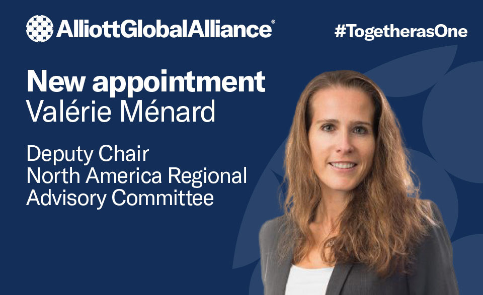 Valerie Menard appointed Deputy Chair of North America 